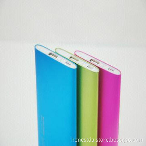 battery power bank with metal case and polymer battery for promotional gift